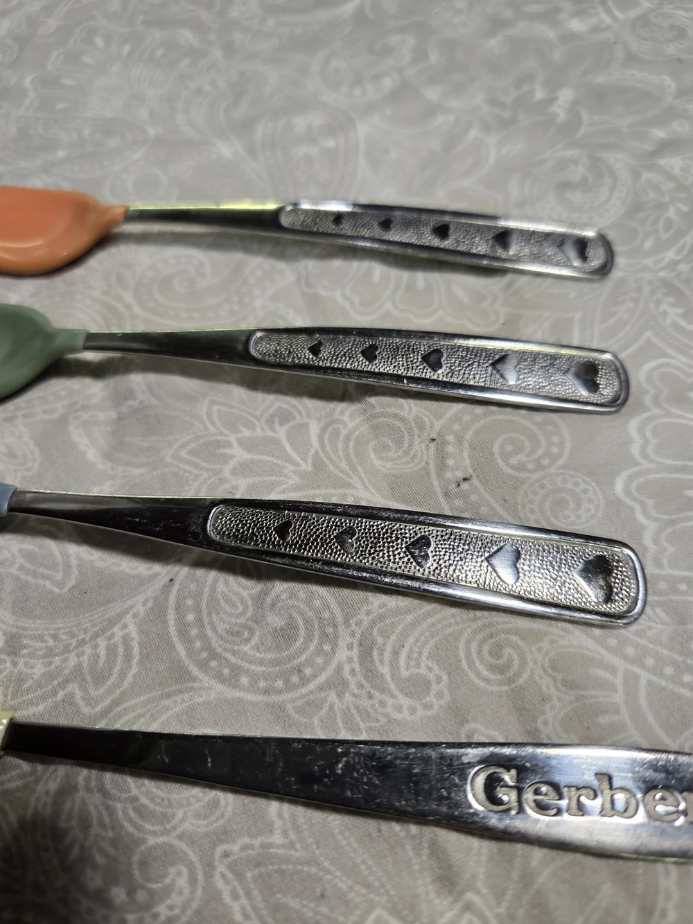 Gerber Vintage Multicolor Baby Spoons - Set of 6